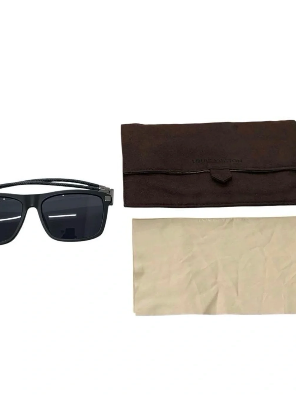 Louis Vuitton Damier Alliance Sunglasses Model Z0771W LV box pouch cloth papers